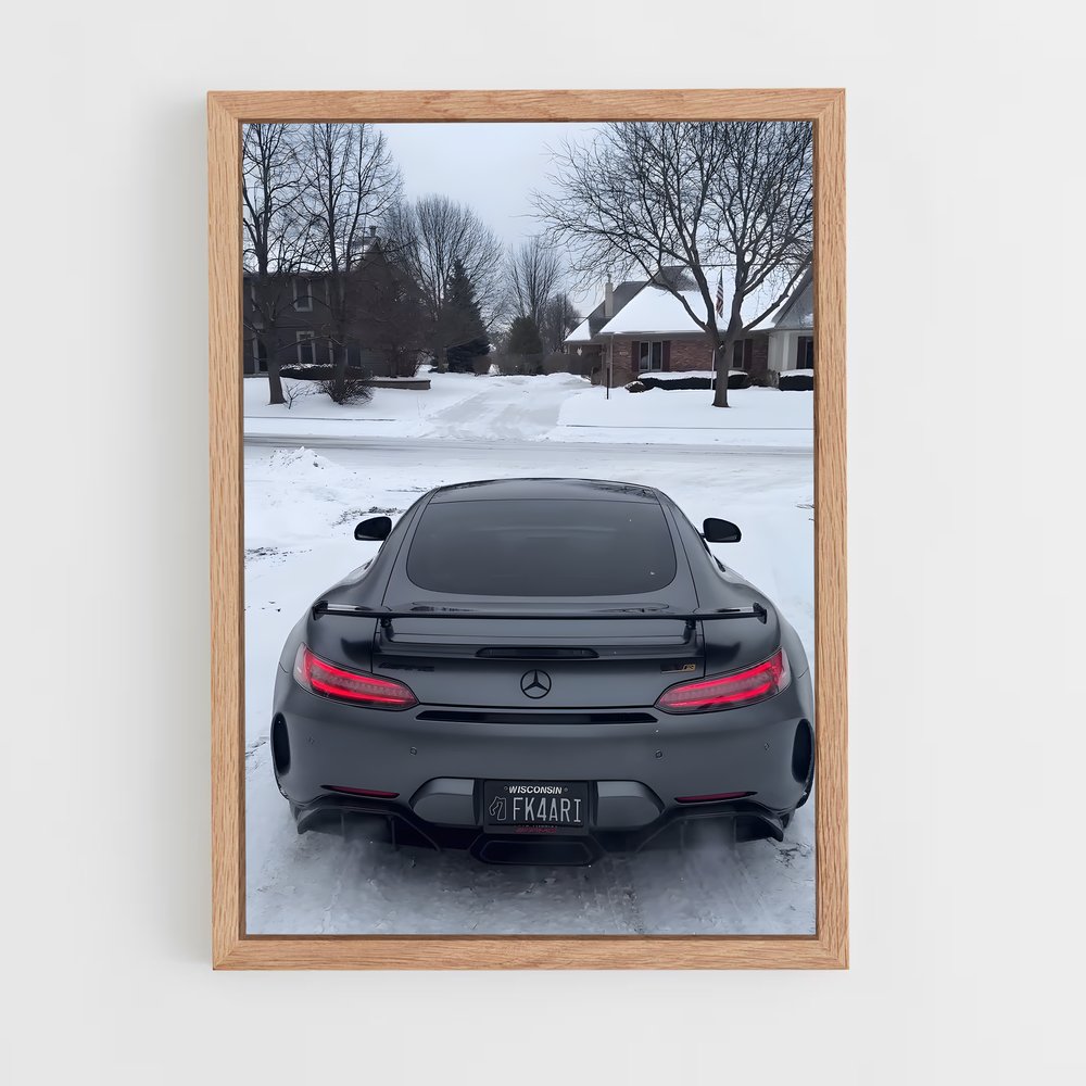 Poster Polar Performance – affiche Mercedes (vue 4)